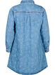 Robes en denim avec motif cœur, Bleu, Packshot image number 1