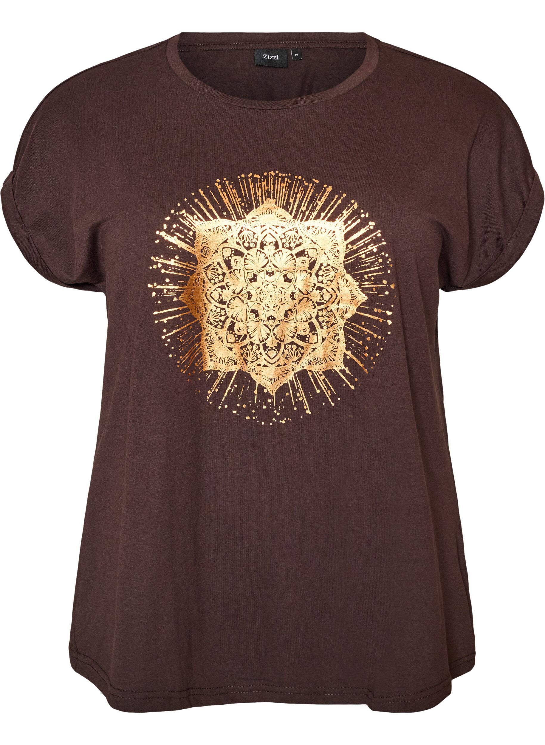 T-shirt avec imprim&eacute; d&eacute;coratif sur le devant