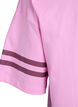 T-shirt coll&egrave;ge oversize et sportif, Rose, Packshot image number 3