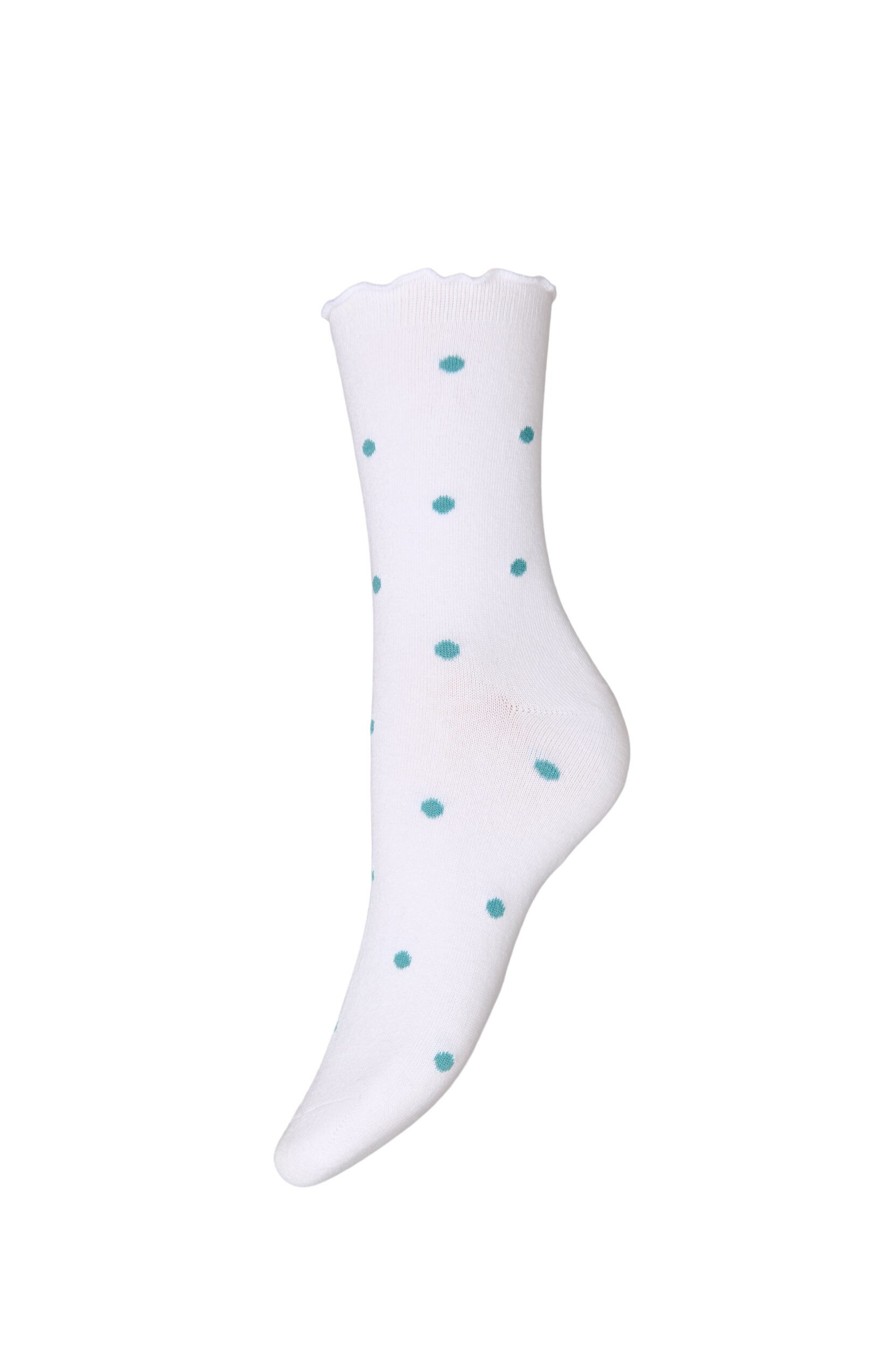 Zizzi Socken aus Baumwolle mit Mustern, Wei&szlig;, Packshot image number 0