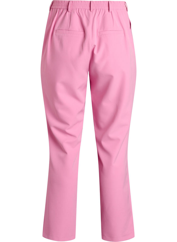 Pantalon avec poches et jambes droites, Rose, Packshot image number 1