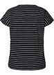T-shirt en coton à rayures, Black W. Stripe, Packshot image number 1