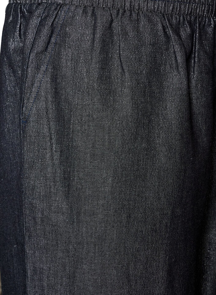 Straight Leg Jeans mit Glitzerfaden, Grau, Packshot image number 2