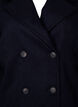 Manteau court en laine et avec poches, Dark Navy, Packshot image number 2