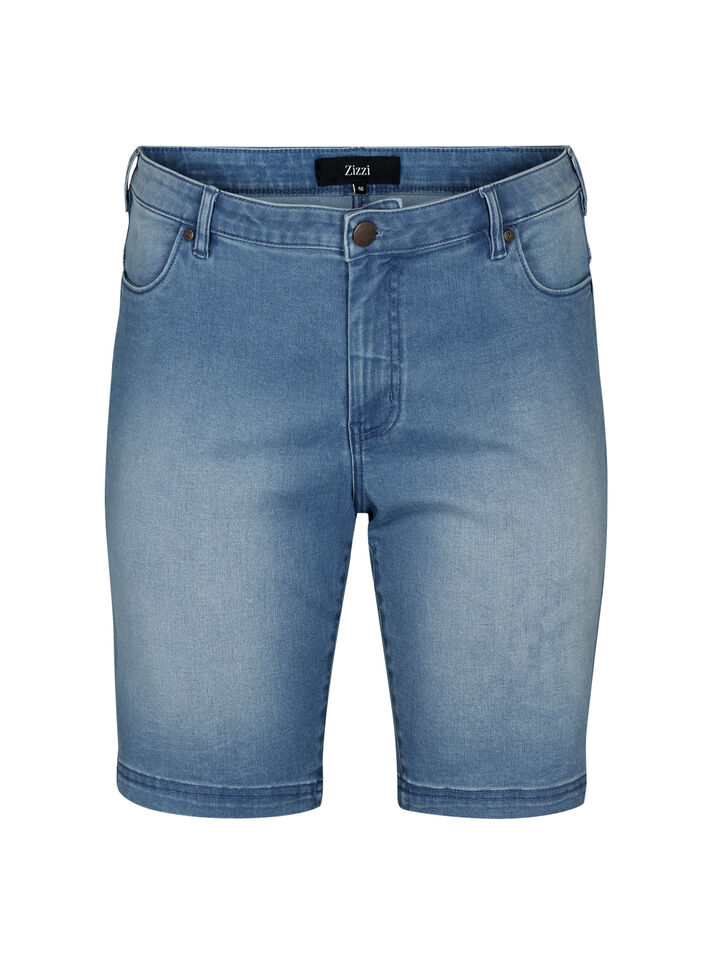 Short Emily coupe slim, taille classique, Bleu Clair, Packshot image number 0