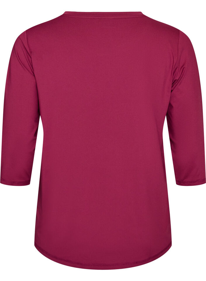 Haut de sport avec manches 3/4, Rose, Packshot image number 1
