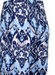 Culotte-Hose aus Viskose mit Aufdruck, Blue Ethnic AOP, Packshot image number 3