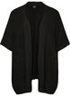 Cardigan ouvert sur le devant &agrave; manches larges, Noir, Packshot image number 0