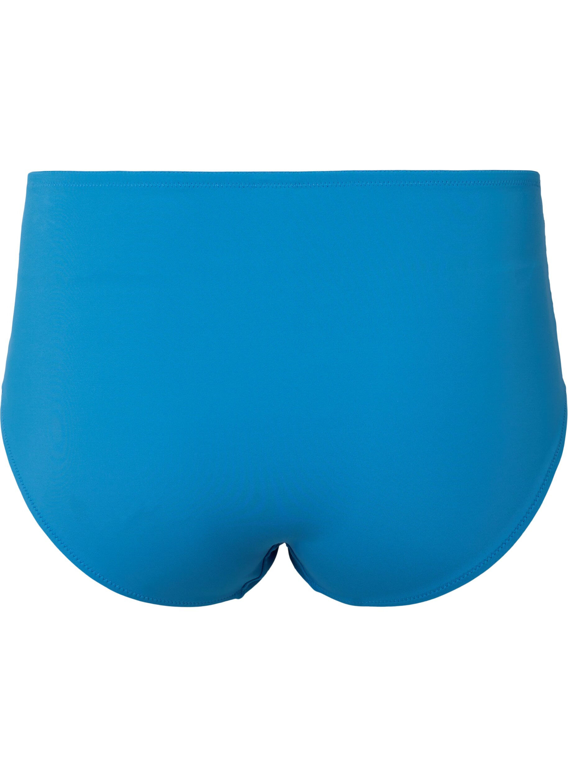 Zizzi Unterhose mit regul&auml;rer Taille und Spitze, Cendre Blue, Packshot image number 1