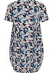 Robe en coton &agrave; manches courtes avec imprim&eacute;, Bleu, Packshot image number 1