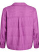 Chemise ample avec texture et col en V, Violet, Packshot image number 1