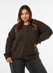 Cardigan avec sequins et boutons, Marron, Model image number 0