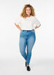 Hoch taillierte super Slim Amy Jeans, Blau, Model image number 0