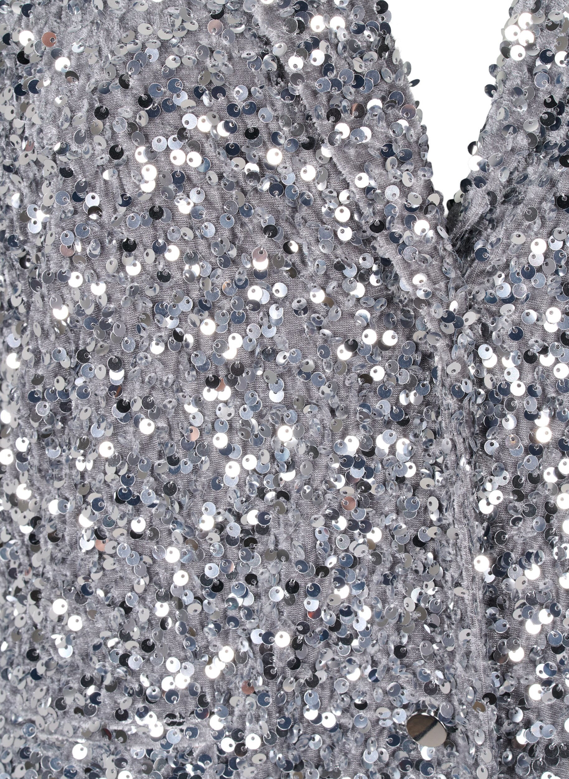 Zizzi Blazer &agrave; paillettes avec des poches, Silver, Packshot image number 2