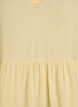 Knielanges A-Linien-Kleid aus Leinen und Viskose, Gelb, Packshot image number 2