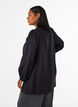 Tunika aus Viskose mit Spitzendetails, Schwarz, Model image number 2