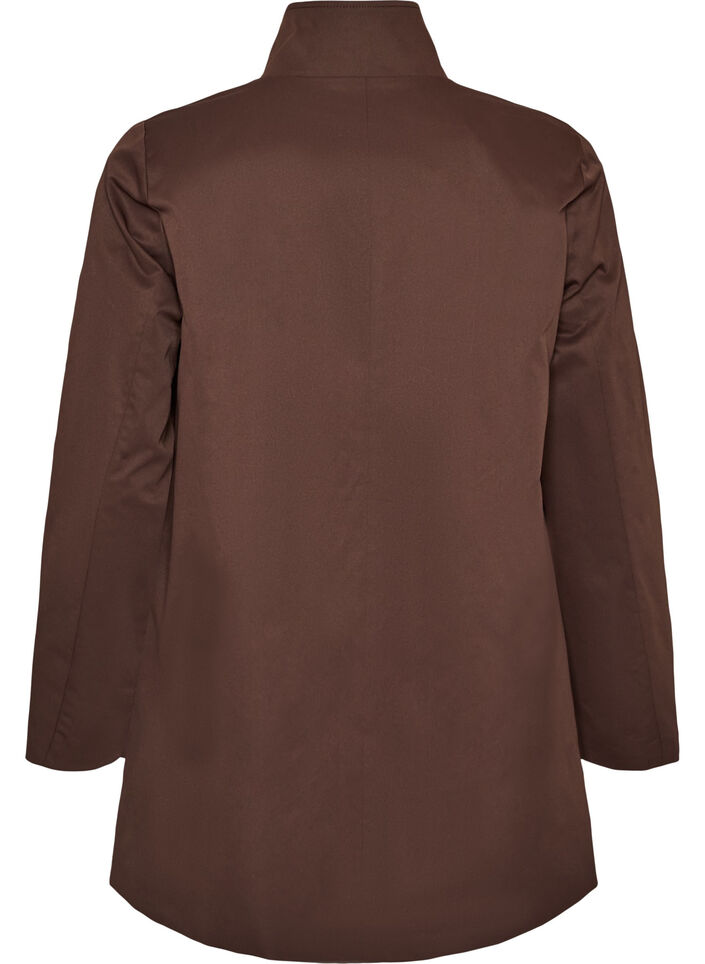 Veste de printemps hydrofuge avec coupe en A, Marron, Packshot image number 1