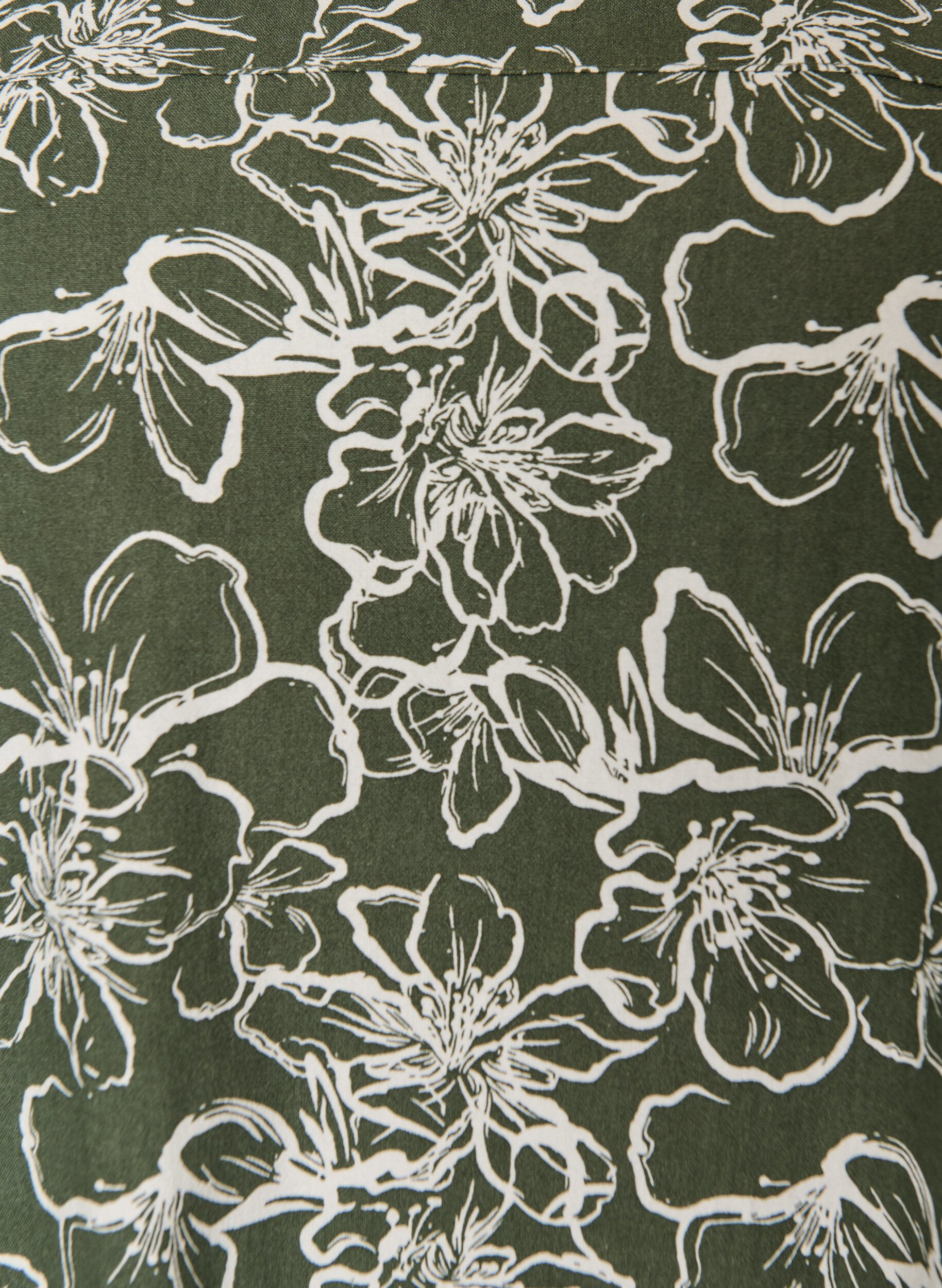 ZizziRobe en coton &agrave; manches courtes avec imprim&eacute;, Vert, Packshot image number 2