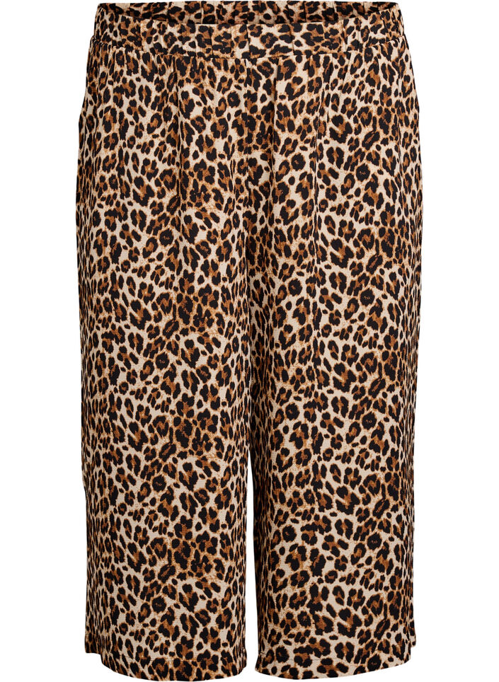 Pantalon ample avec imprim&eacute;, Vert, Packshot image number 0