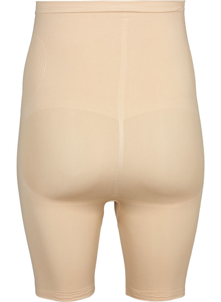 Hochtaillierte Shapewear Shorts, Beige, Packshot