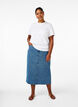 Basic-T-Shirt aus Baumwolle mit Rundhalsausschnitt, Wei&szlig;, Model image number 1