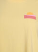 T-Shirt aus Bio-Baumwolle mit R&uuml;ckenprint, Gelb, Packshot image number 2