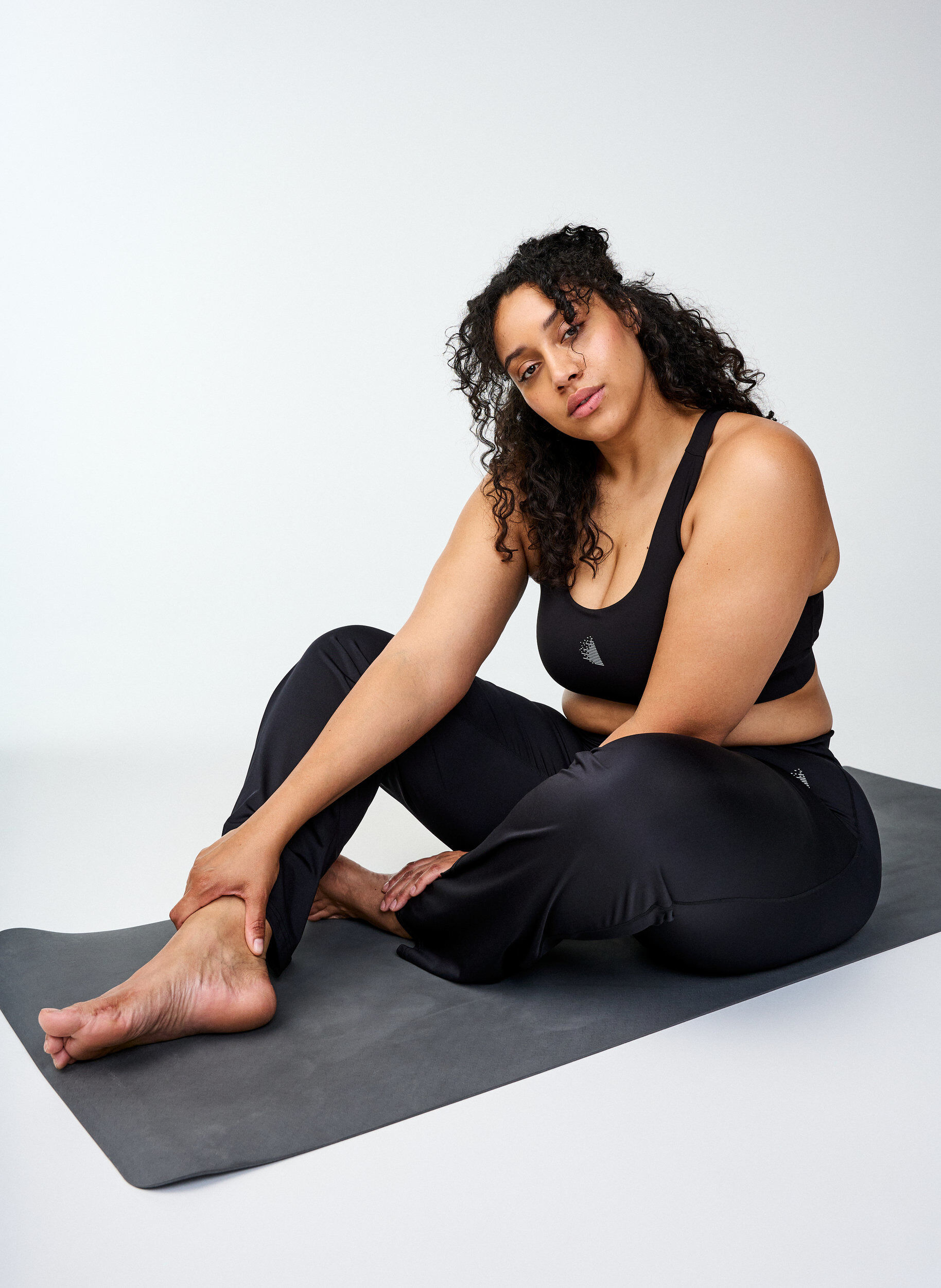 Zizzi Racerback-Sport-BH, Schwarz, Image image number 1