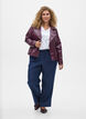 Bikerjacke aus Kunstleder, Dunkles Bordeaux, Model image number 1