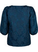 Blouse jacquard avec manches 3/4, Titan, Packshot image number 1
