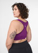 Brassi&egrave;re de sport avec dos nageur, Violet, Model image number 2
