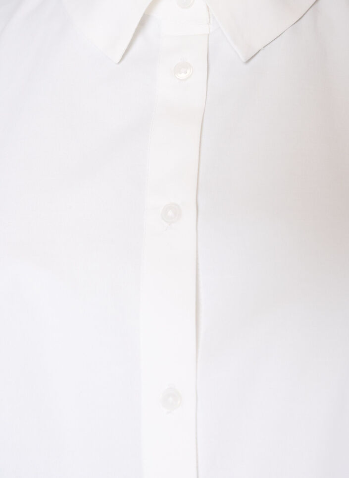 Chemise ample avec une large bordure en dentelle, Blanc, Packshot image number 2