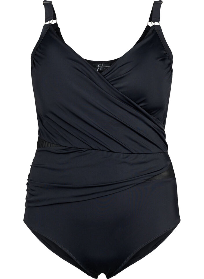 Maillot de bain portefeuille, Noir, Packshot image number 0