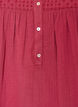 Blouse en mousseline de coton avec broderie anglaise, Rouge, Packshot image number 2
