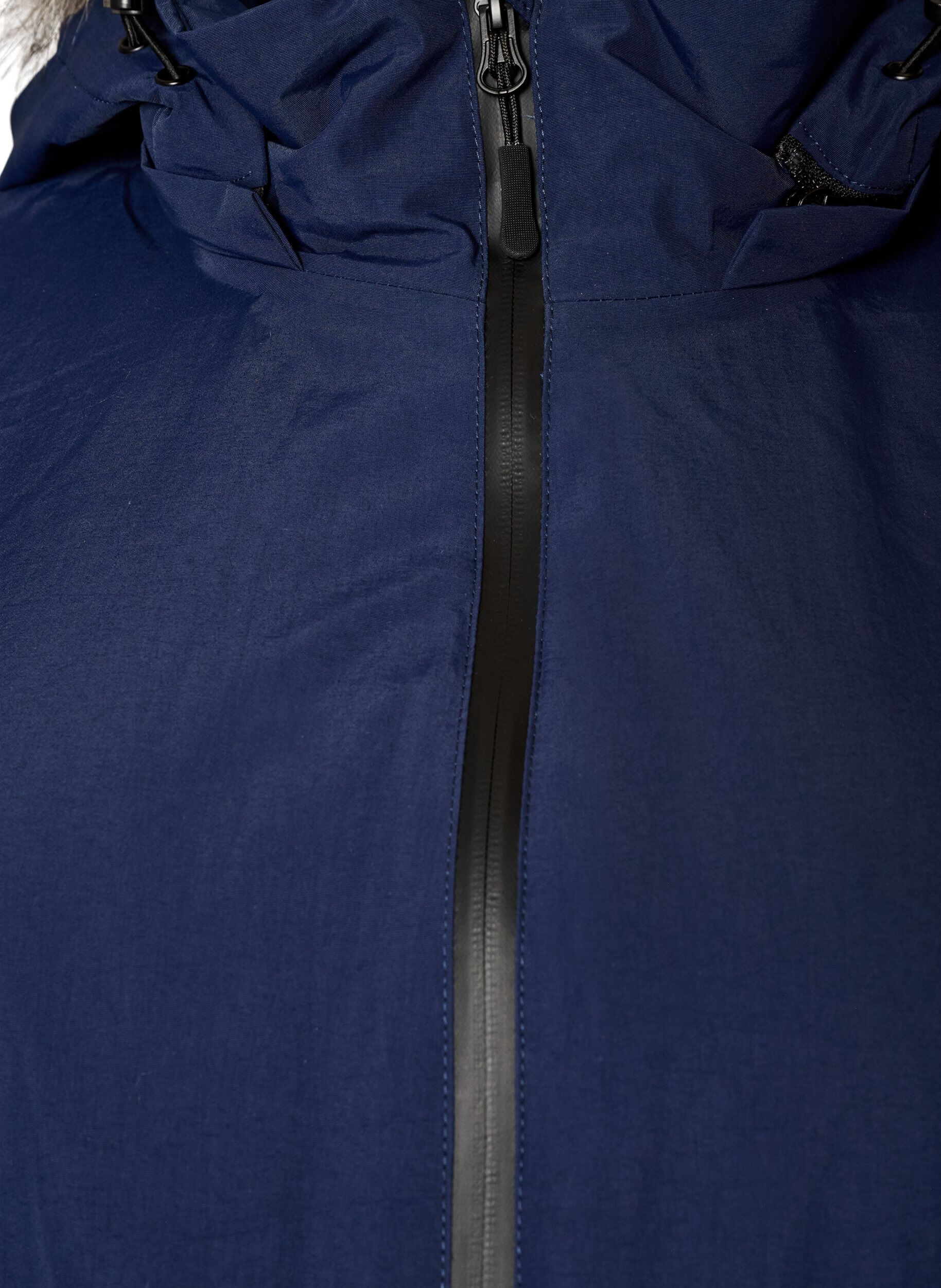 ZizziParka imperm&eacute;able &agrave; capuche, Bleu, Packshot image number 2