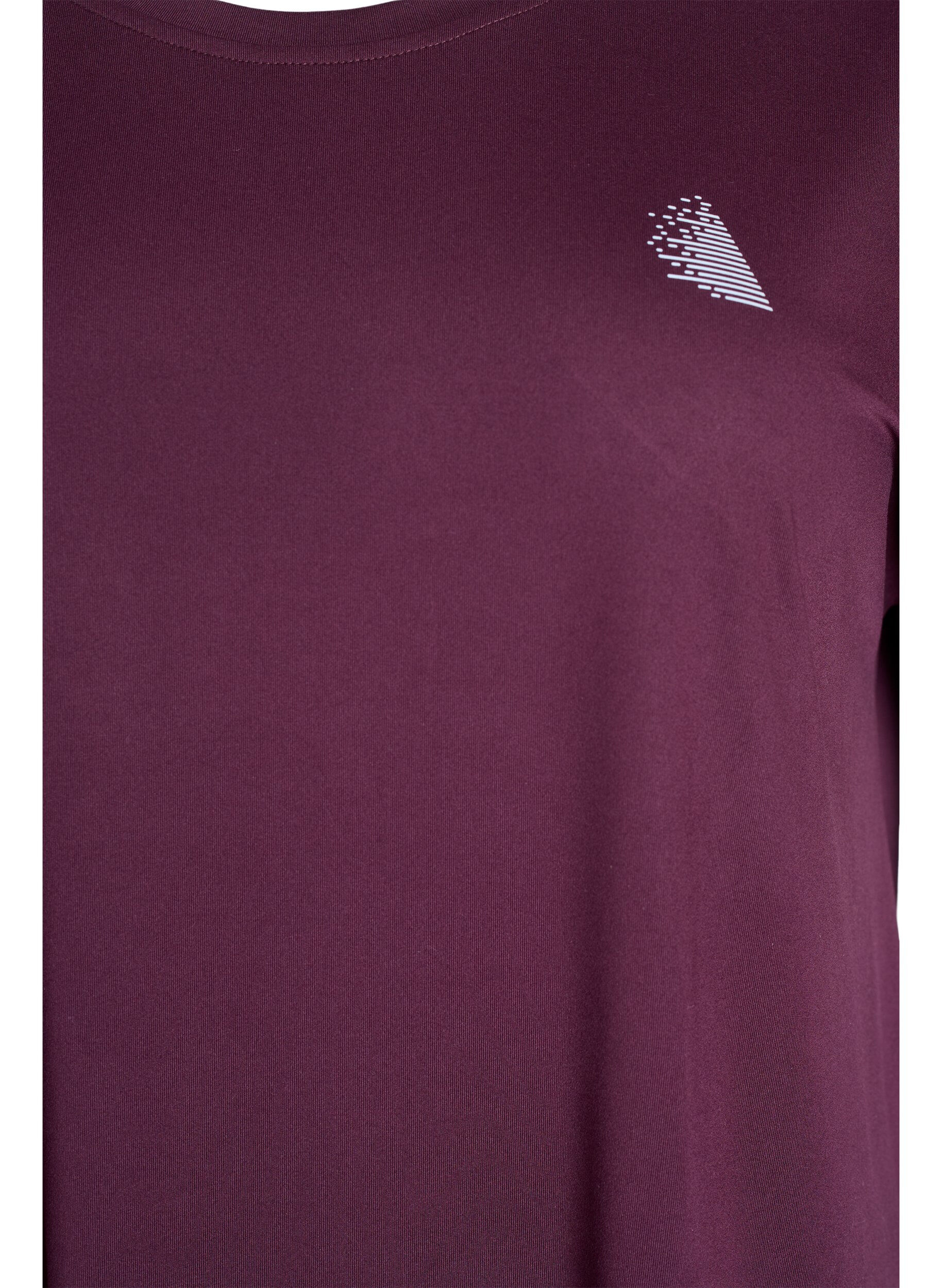 ZizziLanges Trainingsshirt, Rot, Packshot image number 2