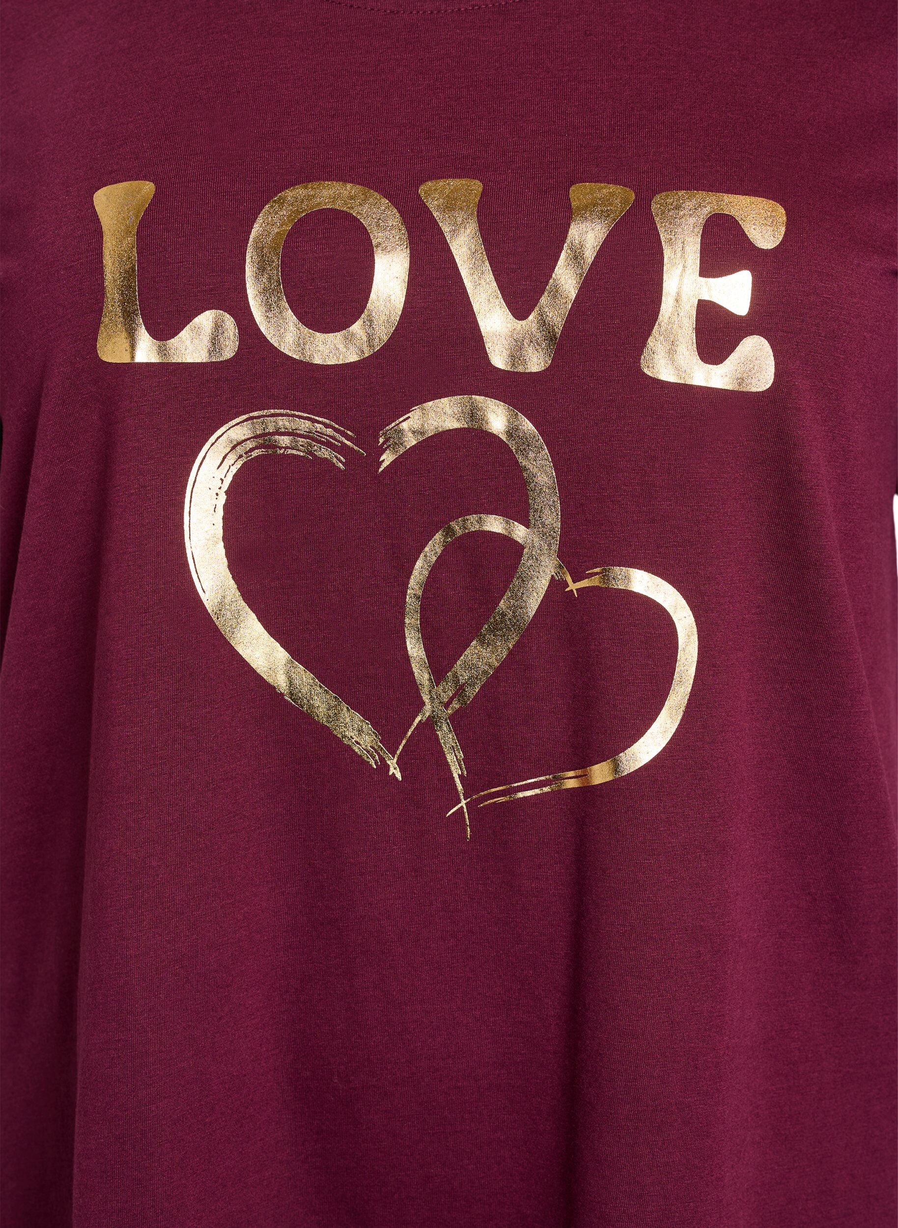 Zizzi FLASH - T-Shirt mit Print, Rot, Packshot image number 2