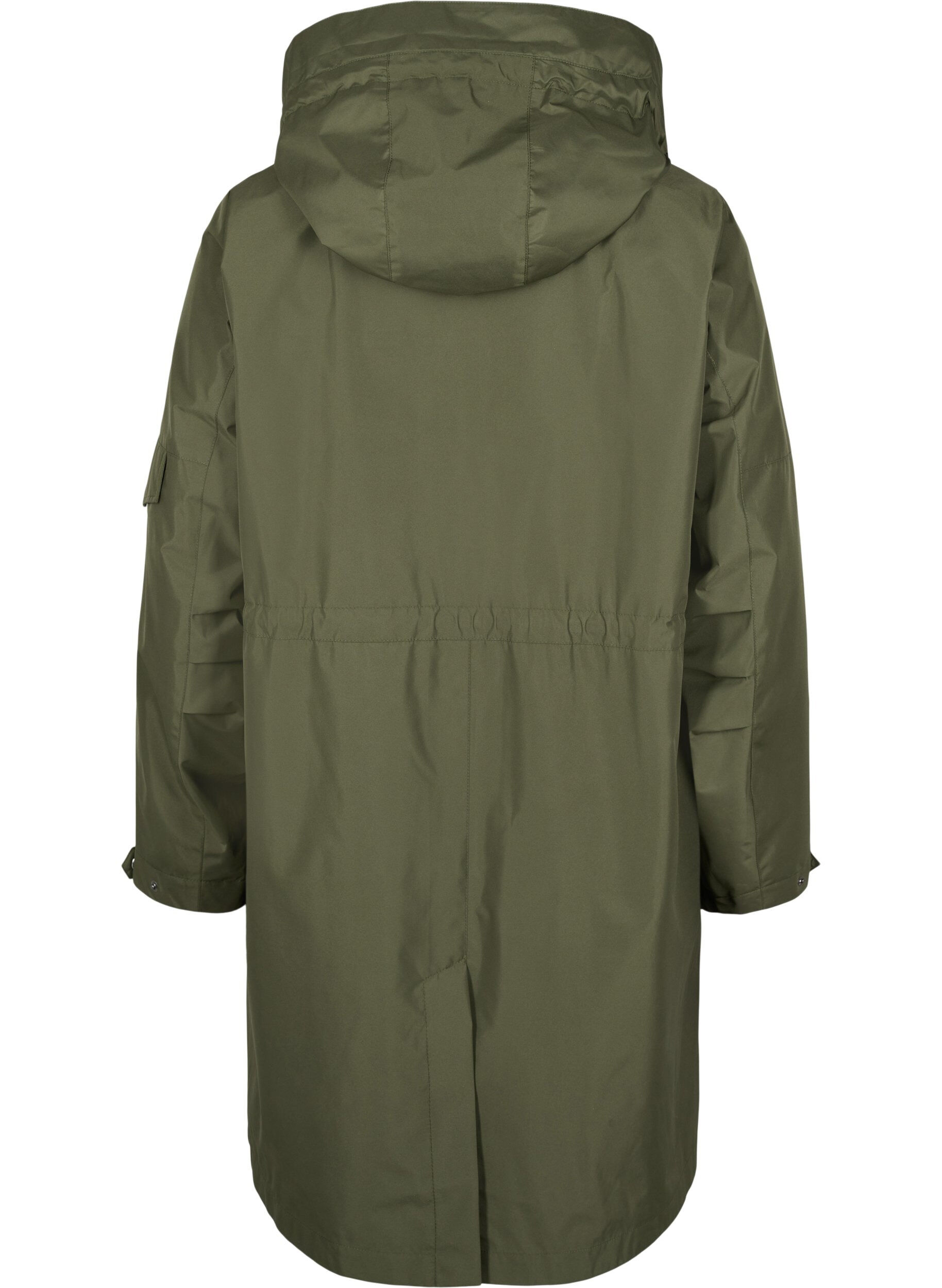 Zizzi Wasserdichter Parka mit abnehmbarer Kapuze, Forest Night, Packshot image number 1