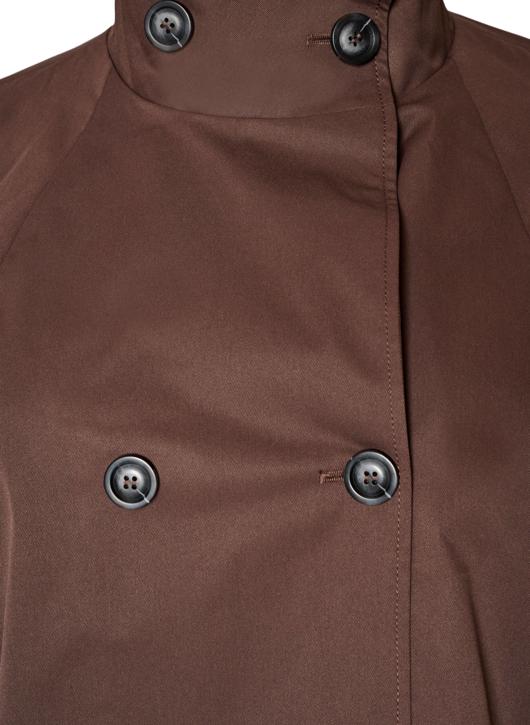 ZizziFr&uuml;hlingsjacke aus wasserabweisendem Material mit A-Linie, Braun, Packshot image number 2