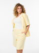Short bermuda ample &agrave; taille haute, Jaune clair, Model image number 0