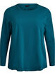 Top basic en jersey avec manches longues, Vert fonc&eacute;, Packshot image number 0