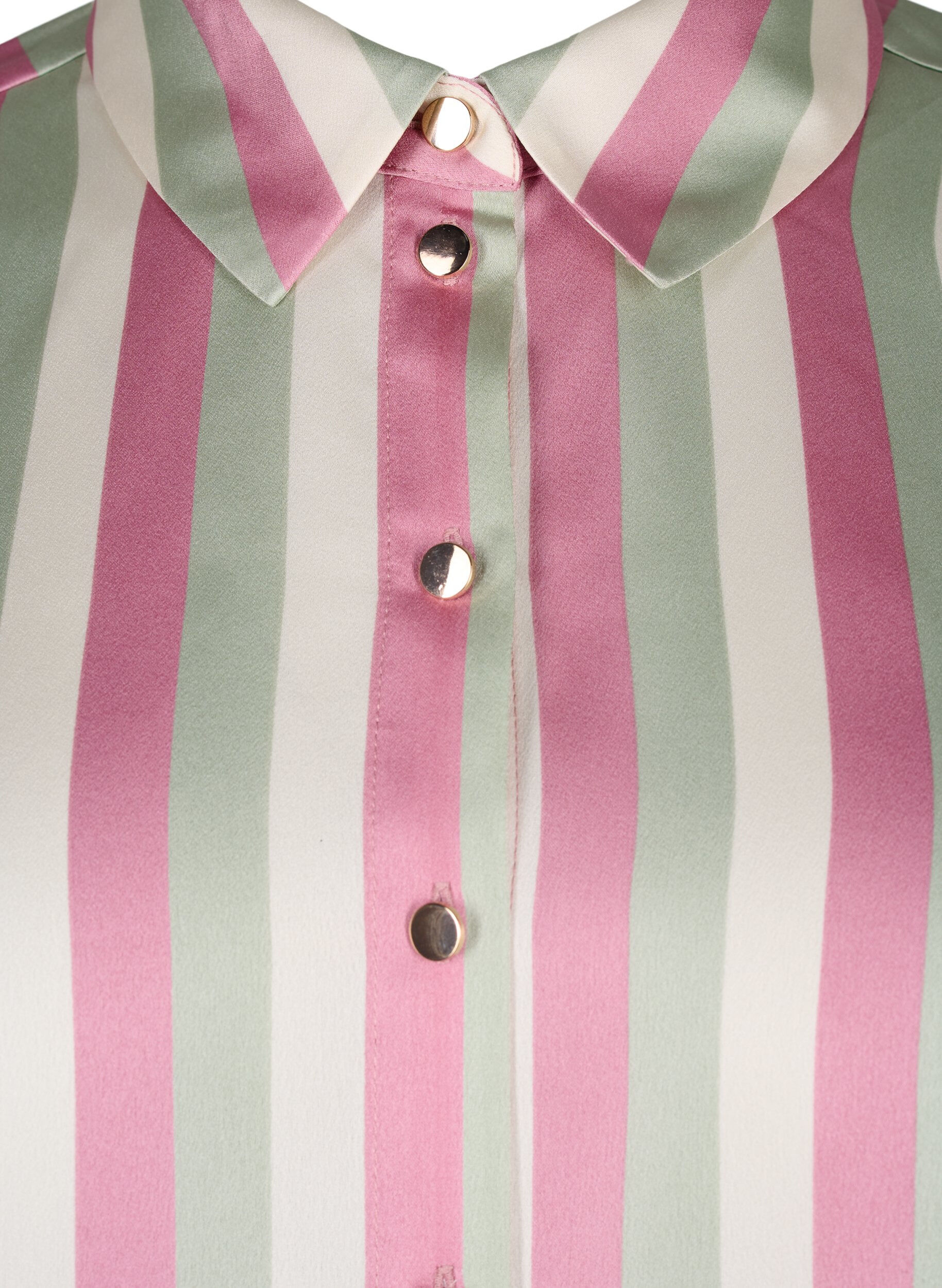 Zizzi Chemises en satin ray&eacute;, Rose Stripe, Packshot image number 2
