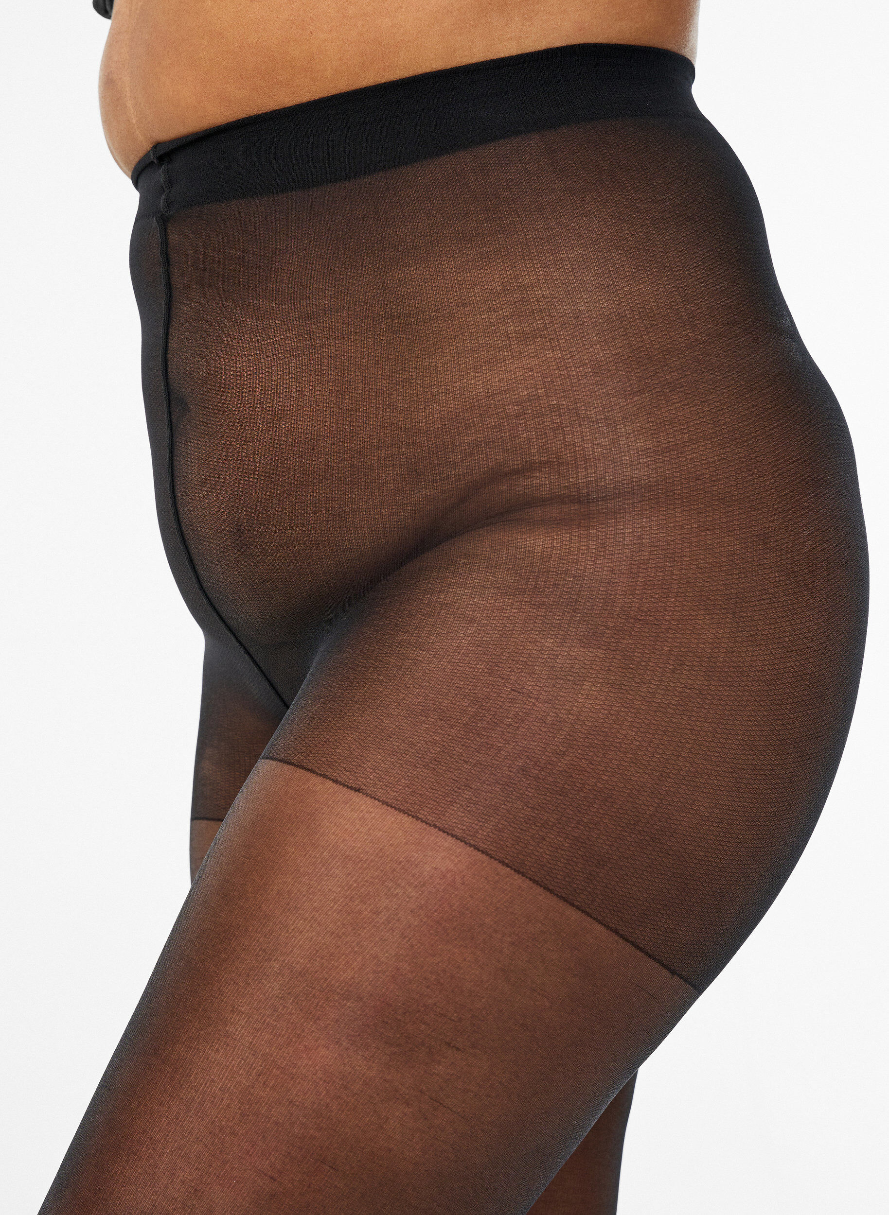 ZizziLaufmaschenresistente 30 Den Strumpfhose, Schwarz, Model image number 2