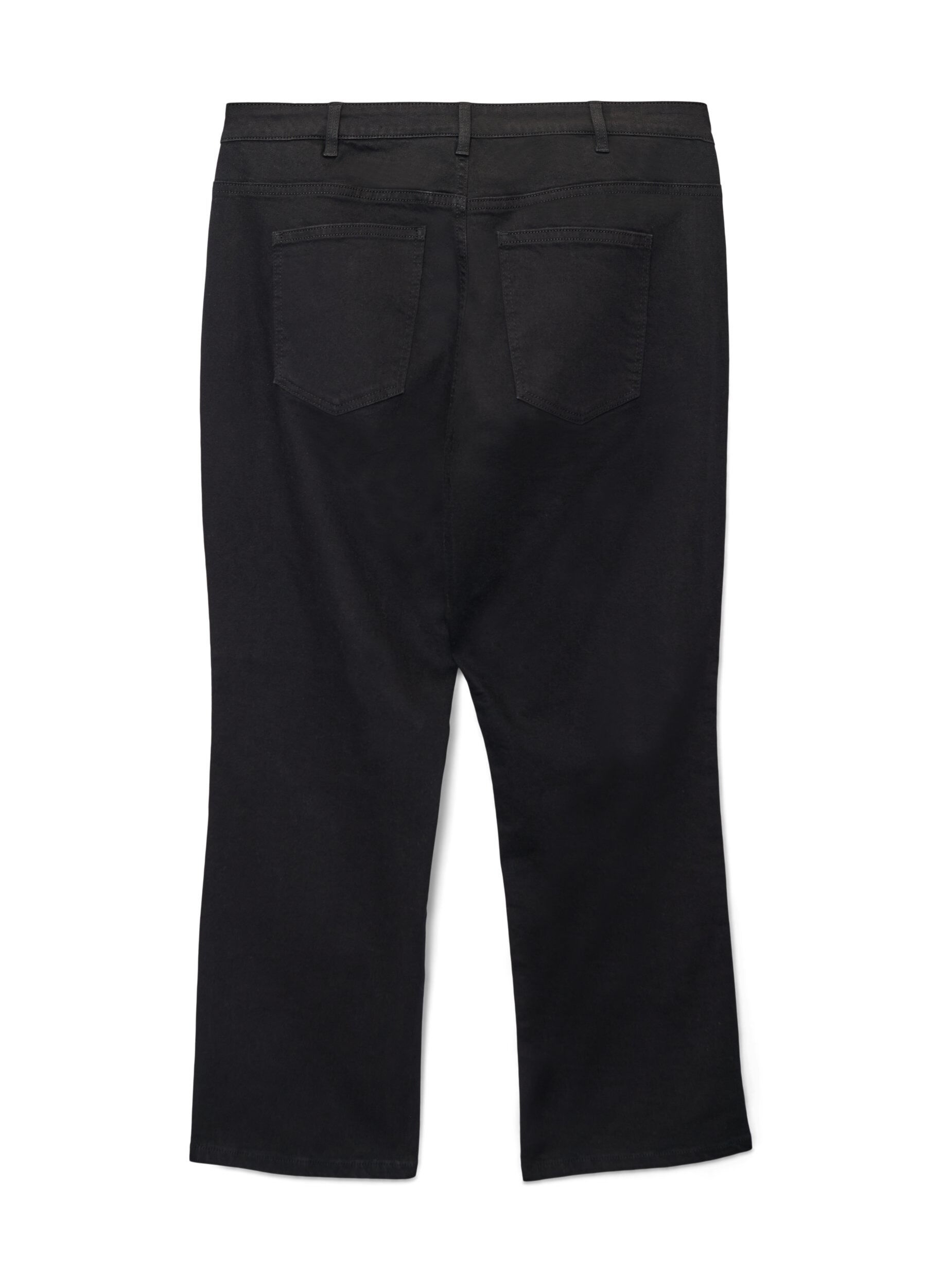 Zizzi Gemma Jeans mit hoher Taille in Regular Fit, Schwarz, Packshot image number 1