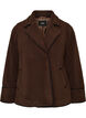 Veste teddy avec d&eacute;tails contrastants, Marron, Packshot image number 0