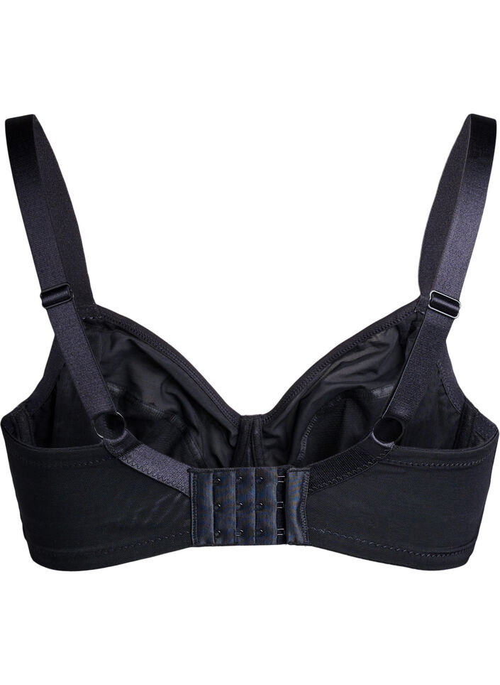 Soutien-gorge couvrant basic en maille, Noir, Packshot image number 1