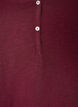 T-Shirt mit Knopfleiste, Dunkles Bordeaux, Packshot image number 2