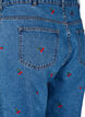 Mille Mom Fit Jeans mit Stickerei, Blau, Packshot image number 3