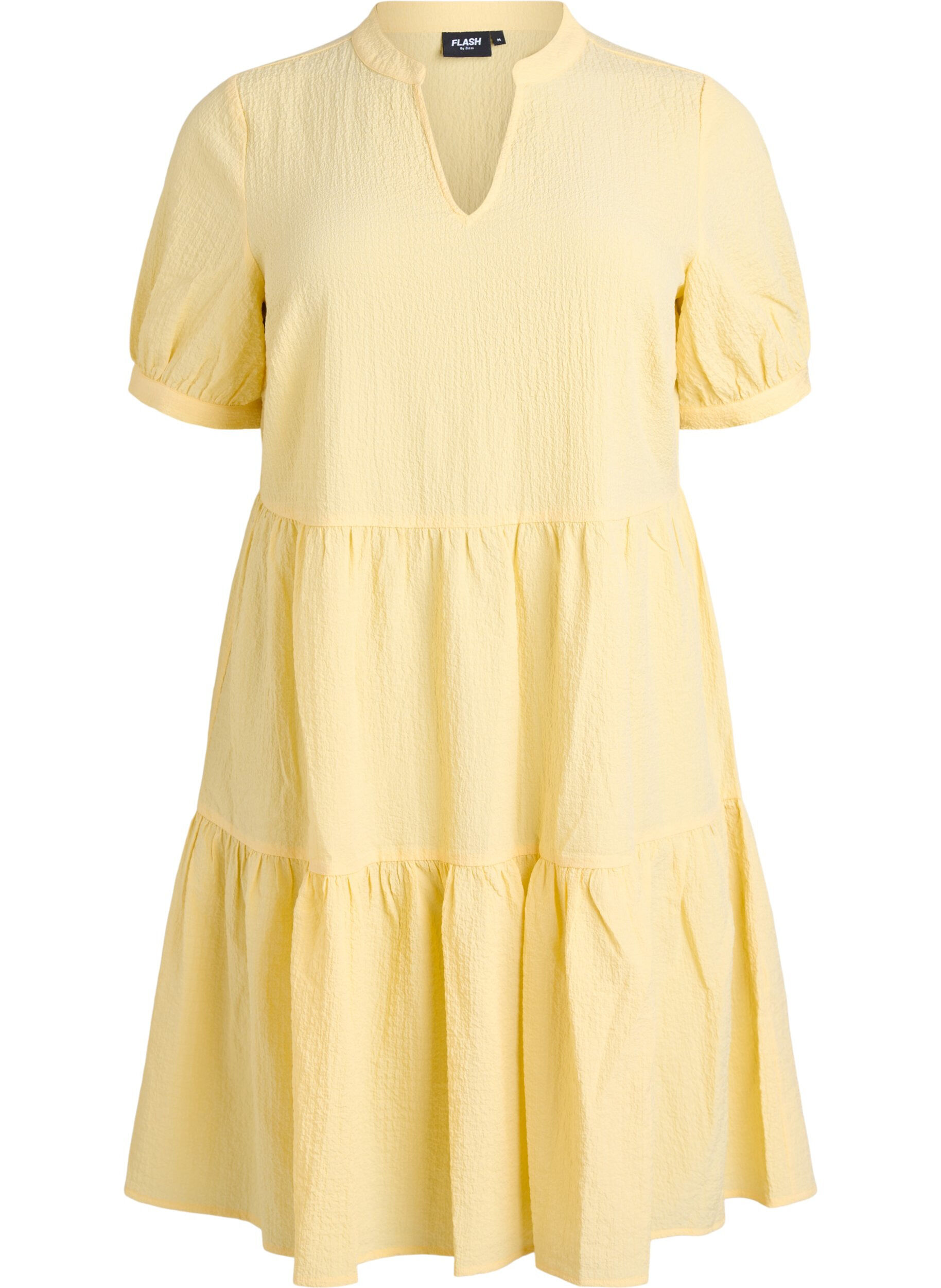 FLASH - Robe courte &agrave; coupe &eacute;vas&eacute;e