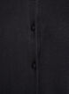 Cardigan avec col rond et boutons recouverts de tissu, Noir, Packshot image number 3