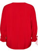 Blouse en viscose avec liens et volants, Rouge, Packshot image number 1